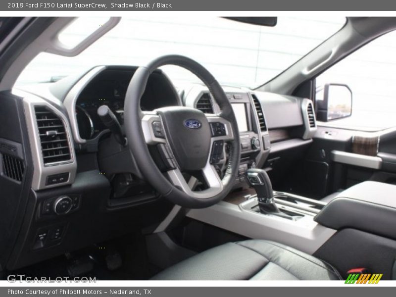 Shadow Black / Black 2018 Ford F150 Lariat SuperCrew