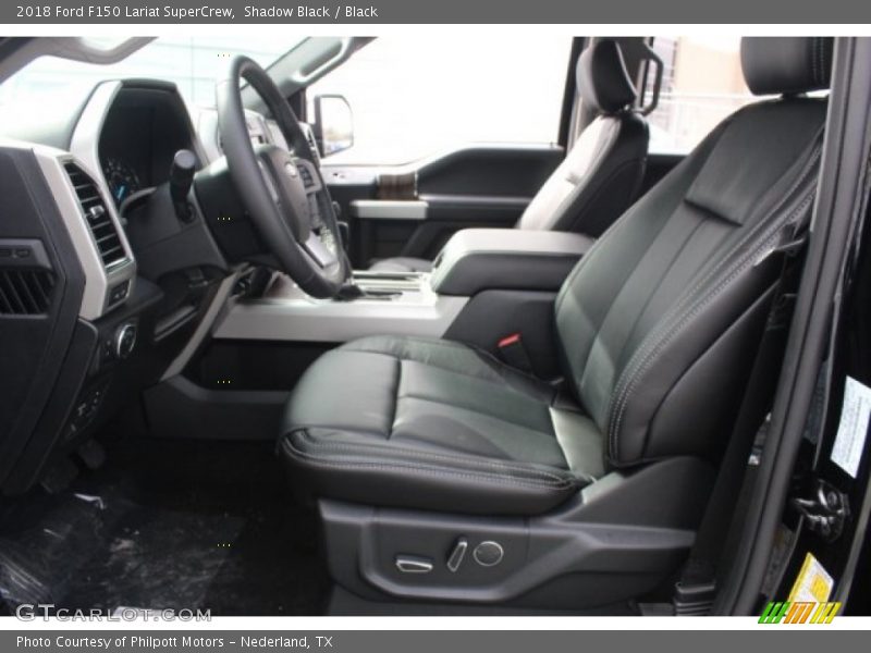 Shadow Black / Black 2018 Ford F150 Lariat SuperCrew