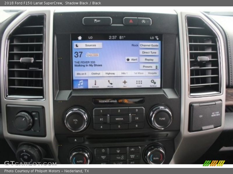 Shadow Black / Black 2018 Ford F150 Lariat SuperCrew