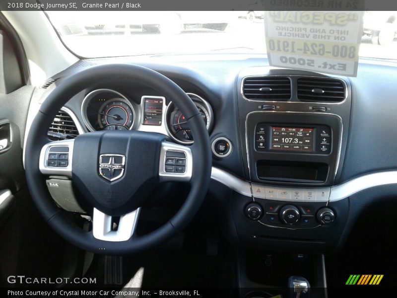 Granite Pearl / Black 2018 Dodge Journey SE