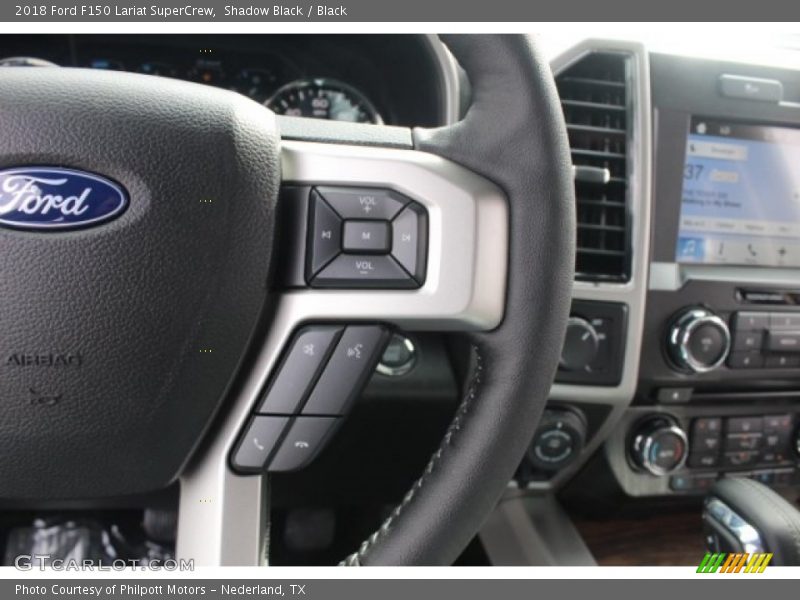 Shadow Black / Black 2018 Ford F150 Lariat SuperCrew