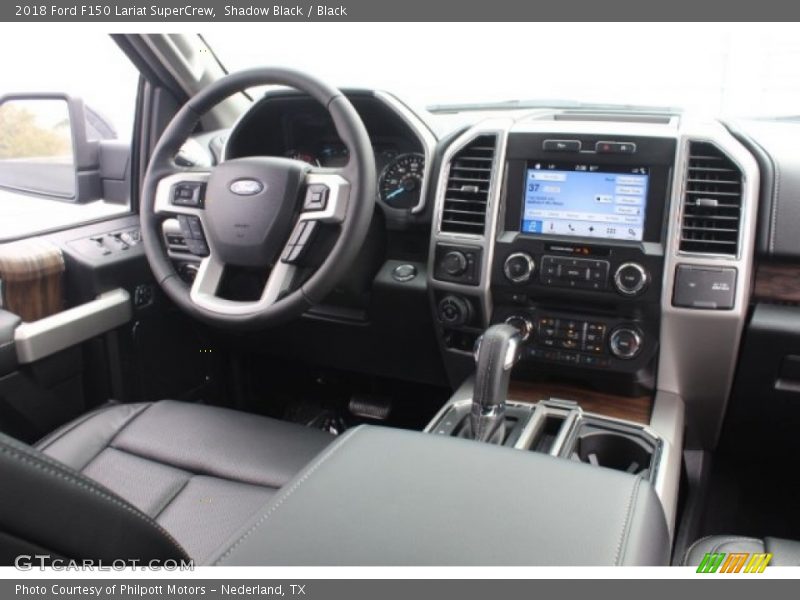 Shadow Black / Black 2018 Ford F150 Lariat SuperCrew