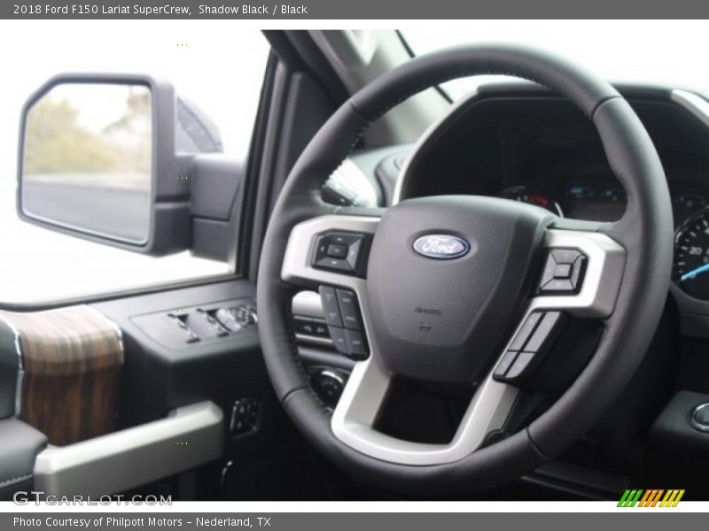 Shadow Black / Black 2018 Ford F150 Lariat SuperCrew