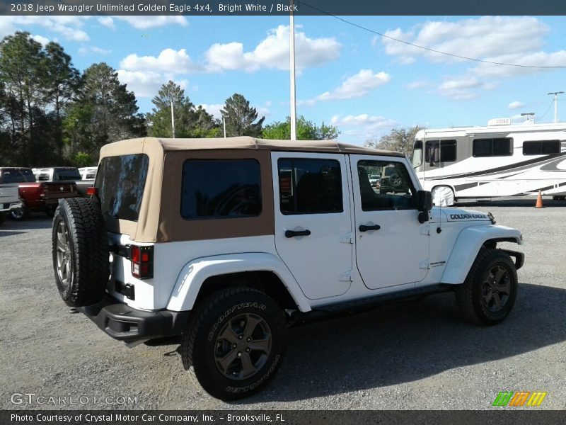 Bright White / Black 2018 Jeep Wrangler Unlimited Golden Eagle 4x4