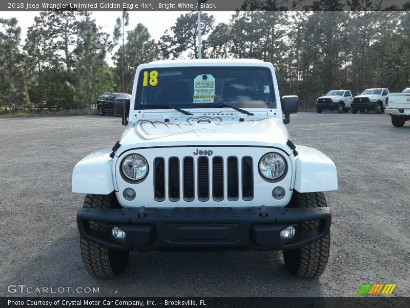 Bright White / Black 2018 Jeep Wrangler Unlimited Golden Eagle 4x4