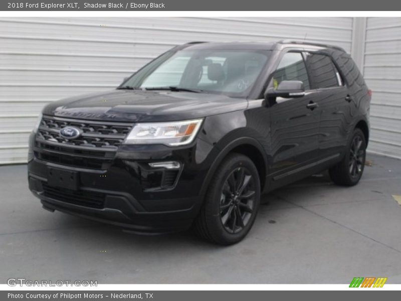 Shadow Black / Ebony Black 2018 Ford Explorer XLT
