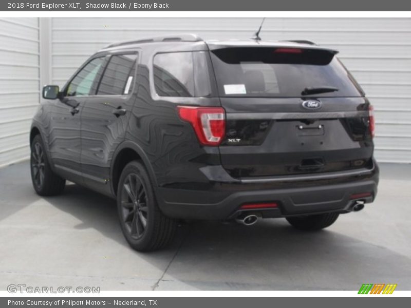 Shadow Black / Ebony Black 2018 Ford Explorer XLT