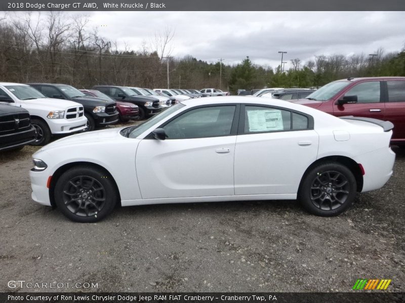 White Knuckle / Black 2018 Dodge Charger GT AWD