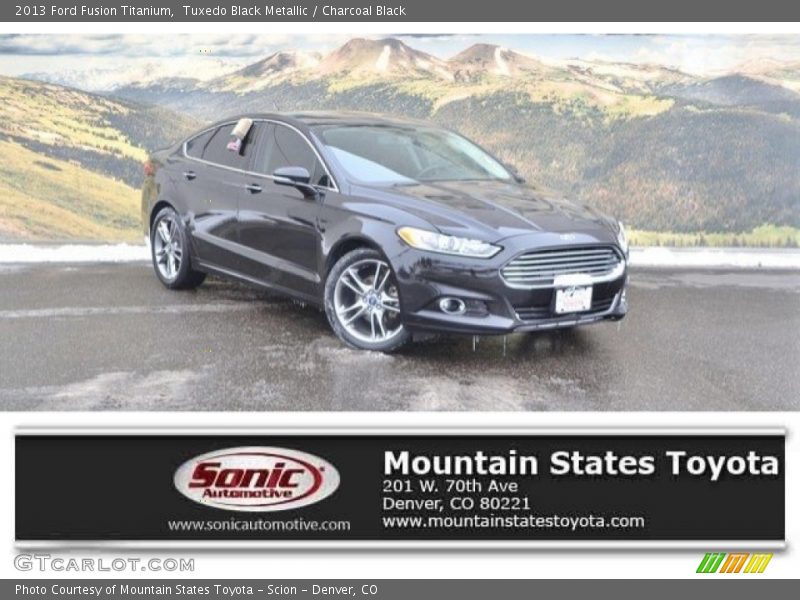 Tuxedo Black Metallic / Charcoal Black 2013 Ford Fusion Titanium