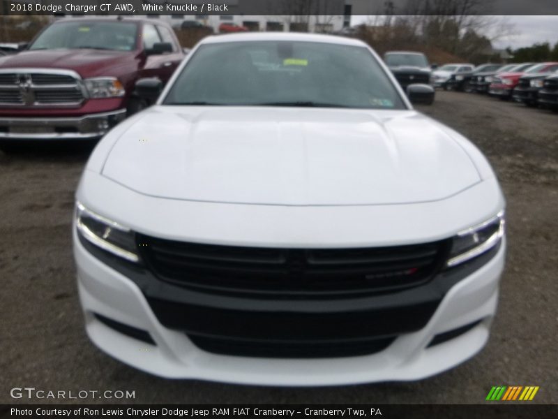 White Knuckle / Black 2018 Dodge Charger GT AWD