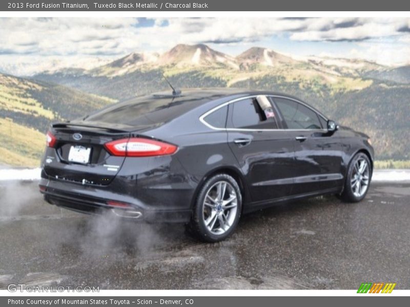 Tuxedo Black Metallic / Charcoal Black 2013 Ford Fusion Titanium