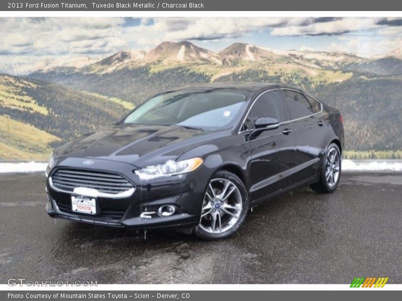 Tuxedo Black Metallic / Charcoal Black 2013 Ford Fusion Titanium