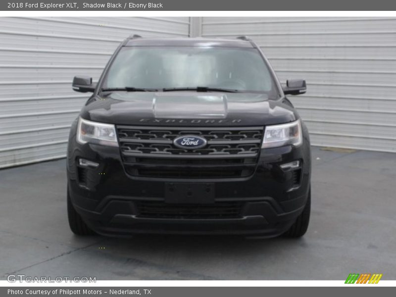 Shadow Black / Ebony Black 2018 Ford Explorer XLT