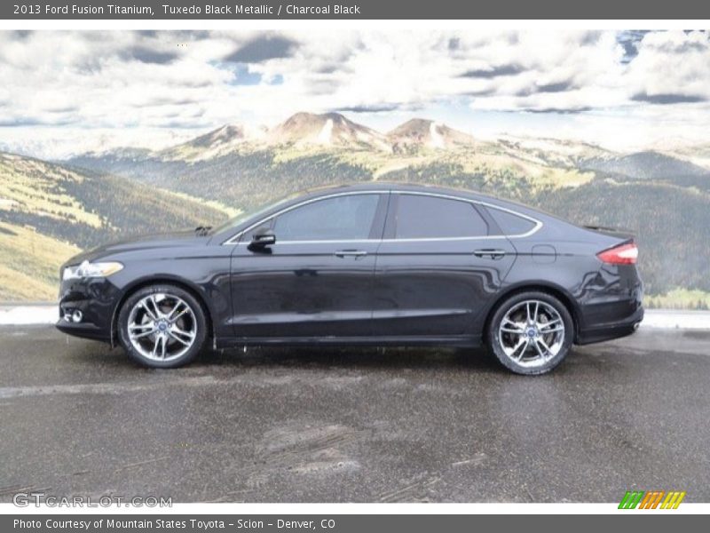Tuxedo Black Metallic / Charcoal Black 2013 Ford Fusion Titanium