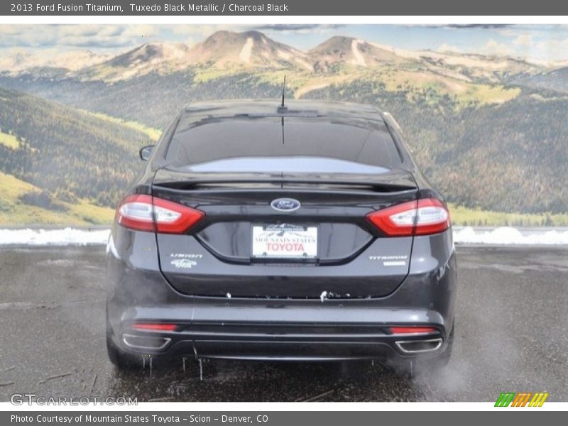 Tuxedo Black Metallic / Charcoal Black 2013 Ford Fusion Titanium