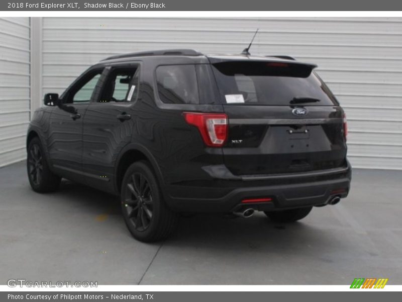 Shadow Black / Ebony Black 2018 Ford Explorer XLT
