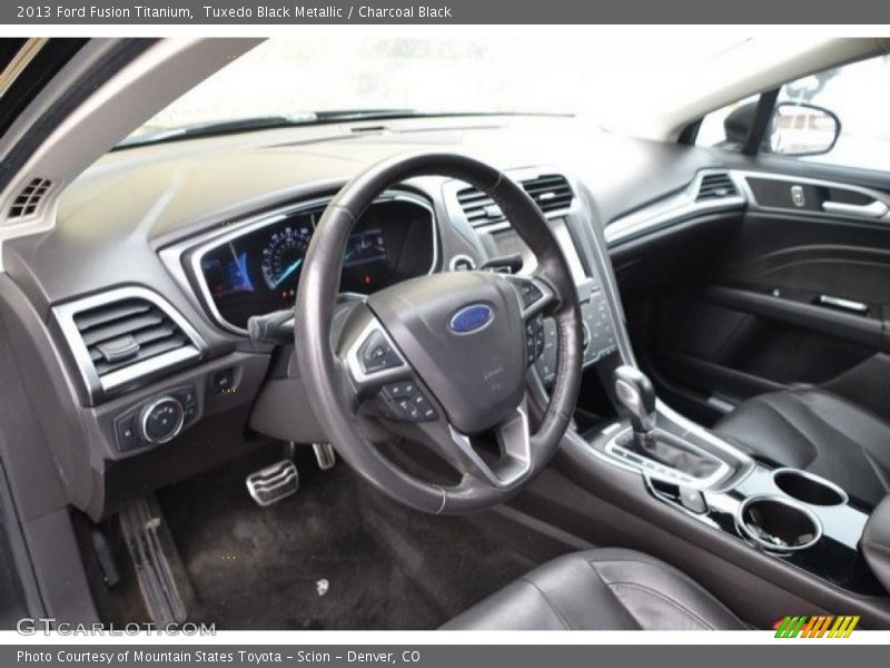 Tuxedo Black Metallic / Charcoal Black 2013 Ford Fusion Titanium