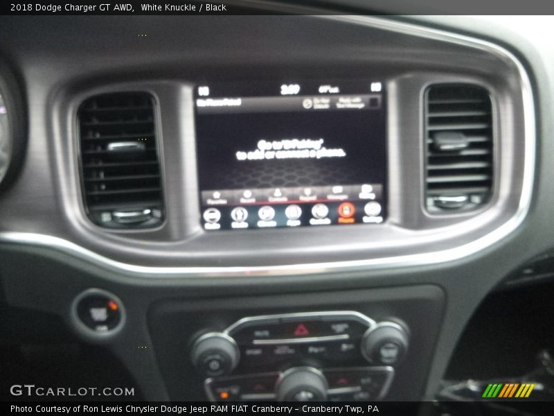 White Knuckle / Black 2018 Dodge Charger GT AWD