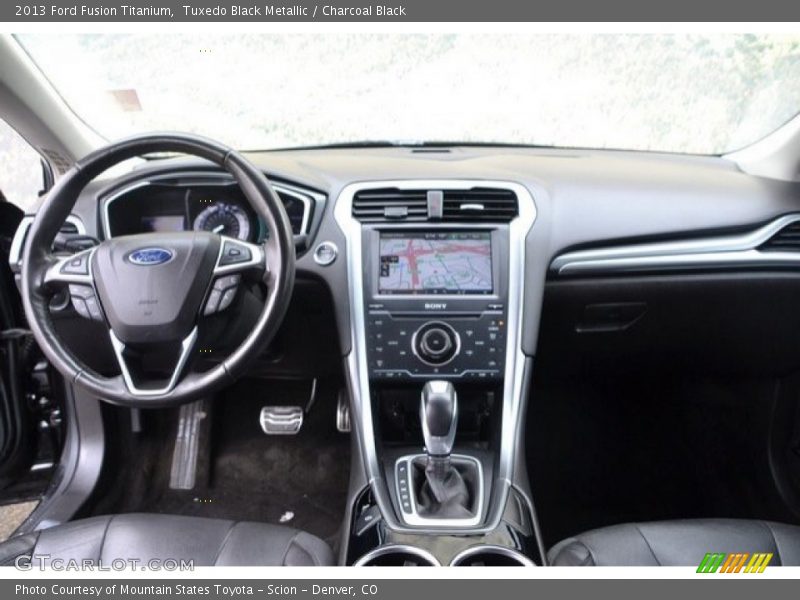 Tuxedo Black Metallic / Charcoal Black 2013 Ford Fusion Titanium