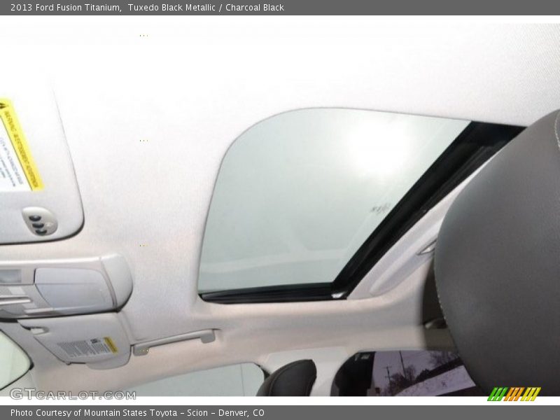 Tuxedo Black Metallic / Charcoal Black 2013 Ford Fusion Titanium