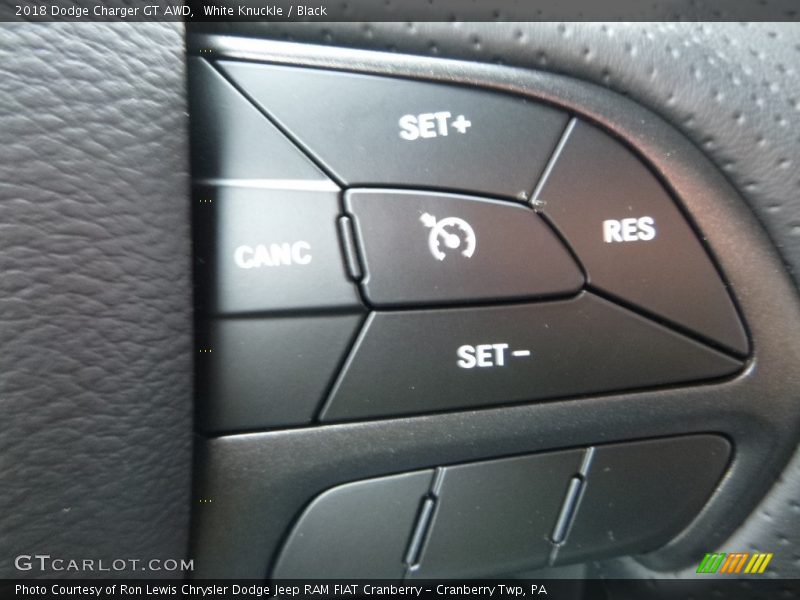 White Knuckle / Black 2018 Dodge Charger GT AWD