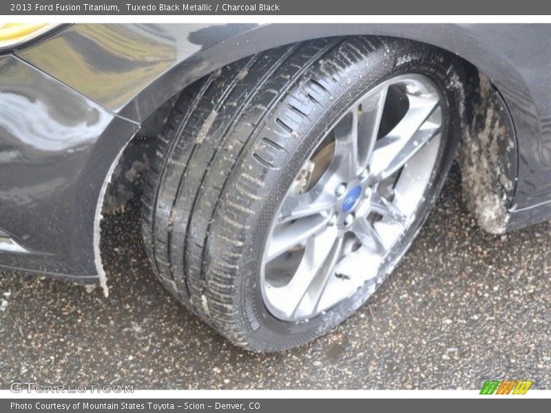 Tuxedo Black Metallic / Charcoal Black 2013 Ford Fusion Titanium