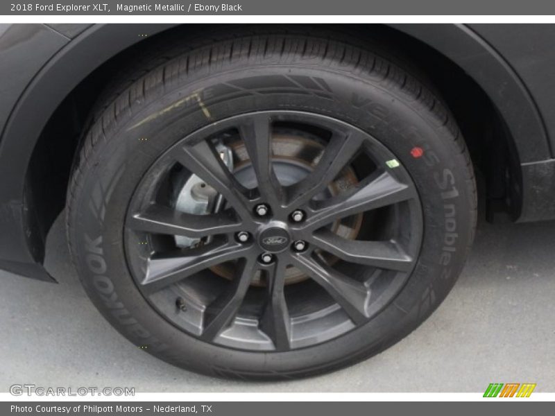 Magnetic Metallic / Ebony Black 2018 Ford Explorer XLT