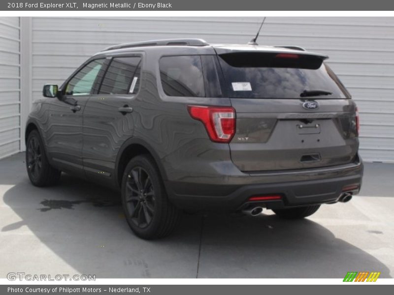 Magnetic Metallic / Ebony Black 2018 Ford Explorer XLT