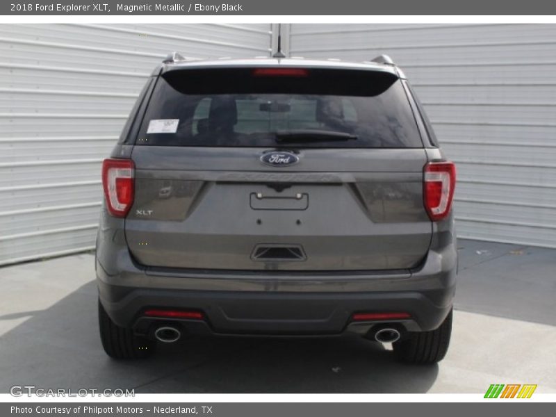Magnetic Metallic / Ebony Black 2018 Ford Explorer XLT