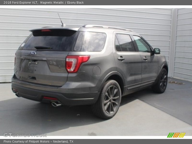 Magnetic Metallic / Ebony Black 2018 Ford Explorer XLT