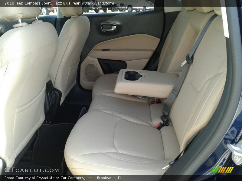 Jazz Blue Pearl / Black/Sandstorm 2018 Jeep Compass Sport