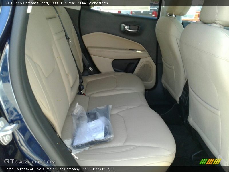 Jazz Blue Pearl / Black/Sandstorm 2018 Jeep Compass Sport