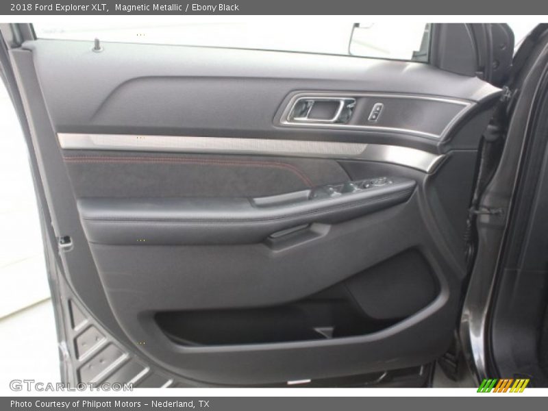 Magnetic Metallic / Ebony Black 2018 Ford Explorer XLT
