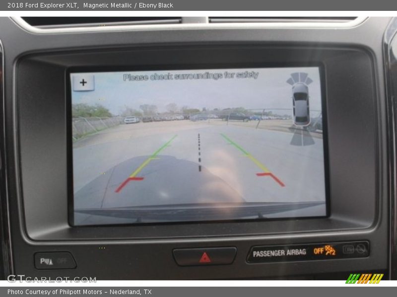 Magnetic Metallic / Ebony Black 2018 Ford Explorer XLT