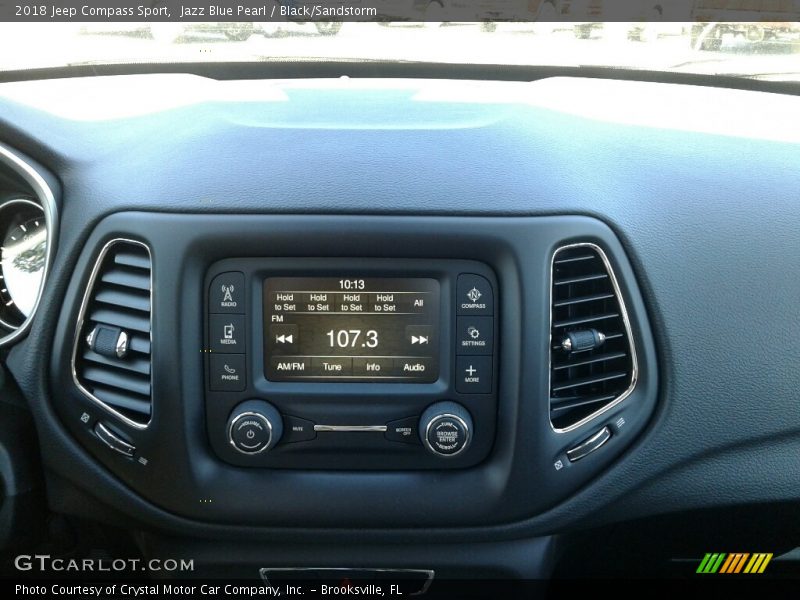 Jazz Blue Pearl / Black/Sandstorm 2018 Jeep Compass Sport