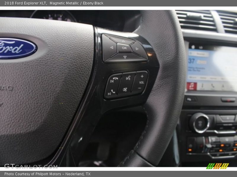 Magnetic Metallic / Ebony Black 2018 Ford Explorer XLT