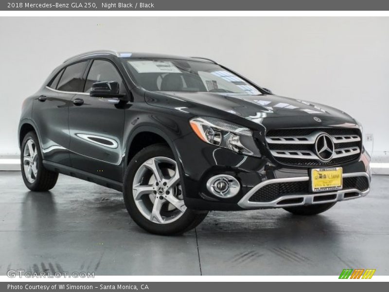 Night Black / Black 2018 Mercedes-Benz GLA 250
