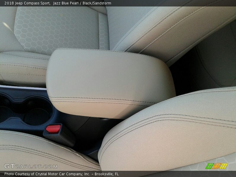 Jazz Blue Pearl / Black/Sandstorm 2018 Jeep Compass Sport