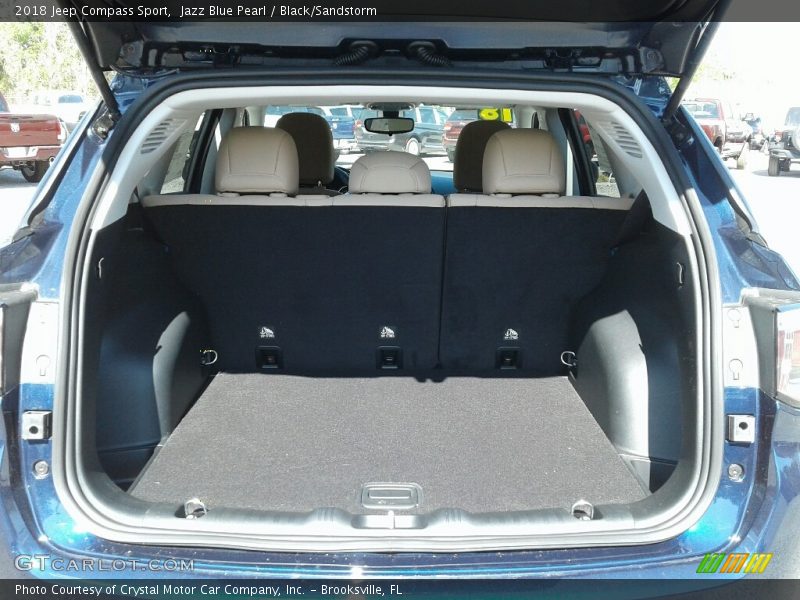 Jazz Blue Pearl / Black/Sandstorm 2018 Jeep Compass Sport