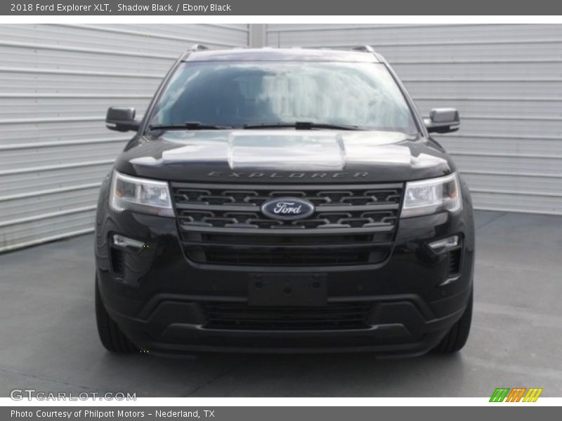 Shadow Black / Ebony Black 2018 Ford Explorer XLT