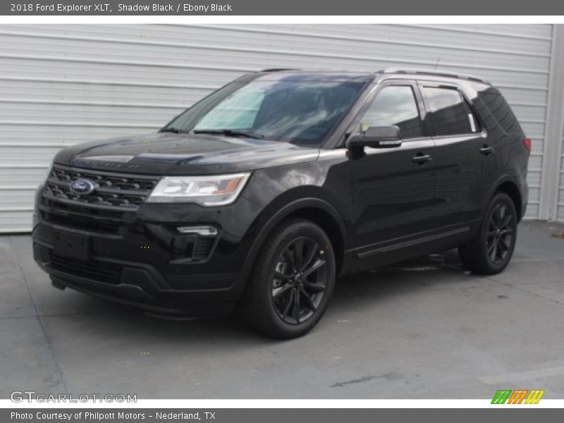 Shadow Black / Ebony Black 2018 Ford Explorer XLT