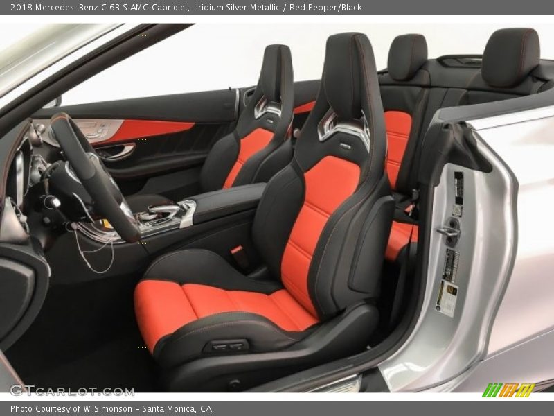 Front Seat of 2018 C 63 S AMG Cabriolet