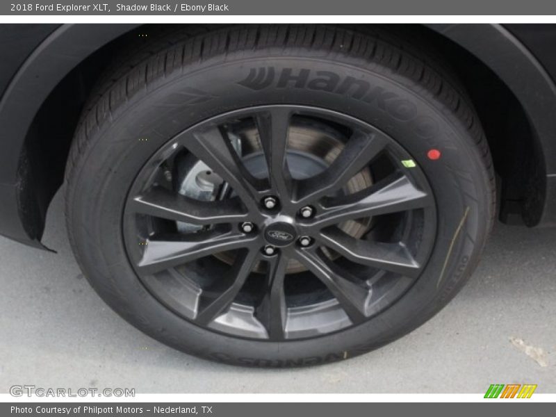 Shadow Black / Ebony Black 2018 Ford Explorer XLT