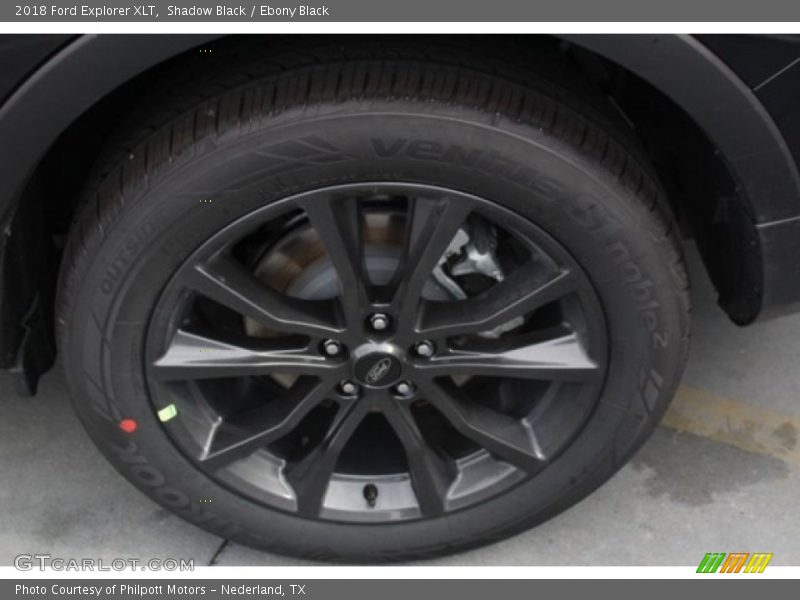 Shadow Black / Ebony Black 2018 Ford Explorer XLT