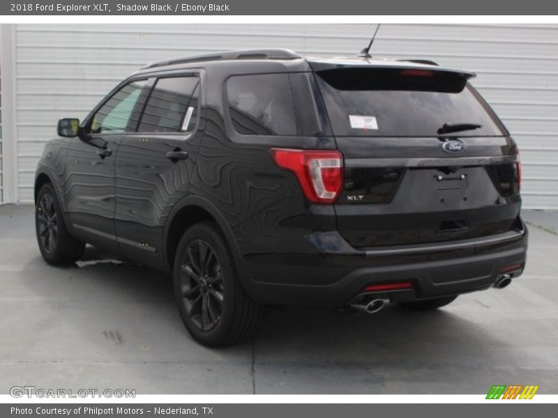 Shadow Black / Ebony Black 2018 Ford Explorer XLT