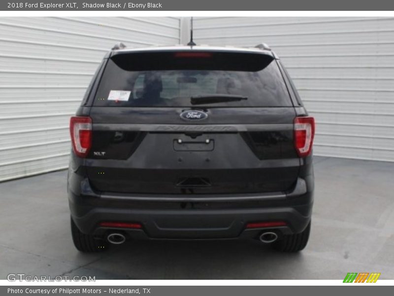 Shadow Black / Ebony Black 2018 Ford Explorer XLT
