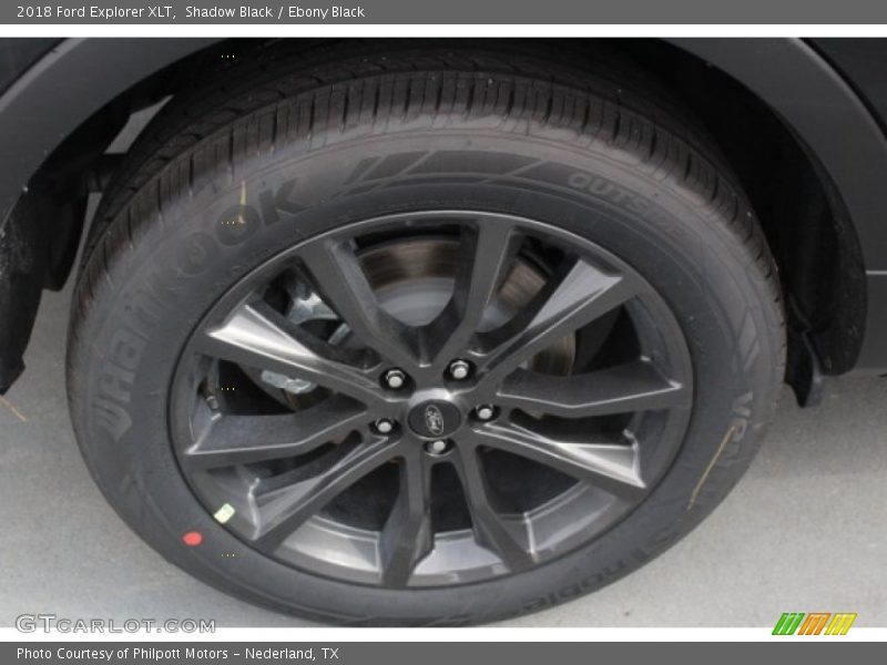Shadow Black / Ebony Black 2018 Ford Explorer XLT
