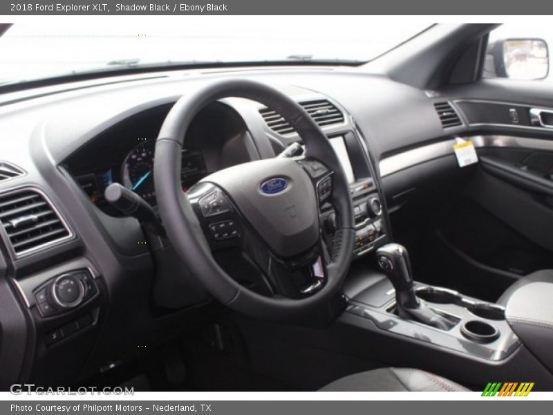 Shadow Black / Ebony Black 2018 Ford Explorer XLT