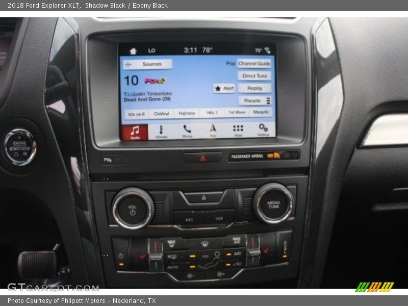 Shadow Black / Ebony Black 2018 Ford Explorer XLT