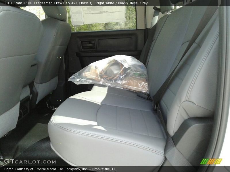 Bright White / Black/Diesel Gray 2018 Ram 4500 Tradesman Crew Cab 4x4 Chassis